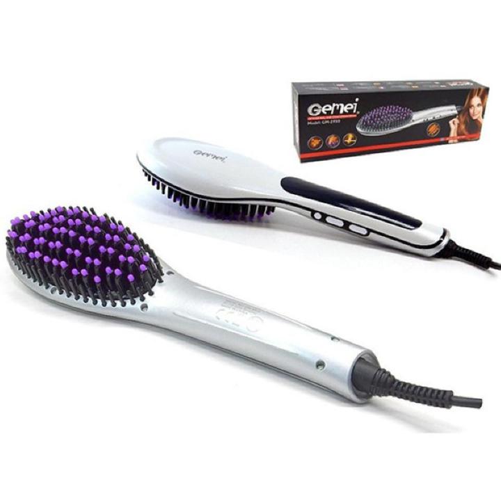 Gemei hair straightener brush best sale