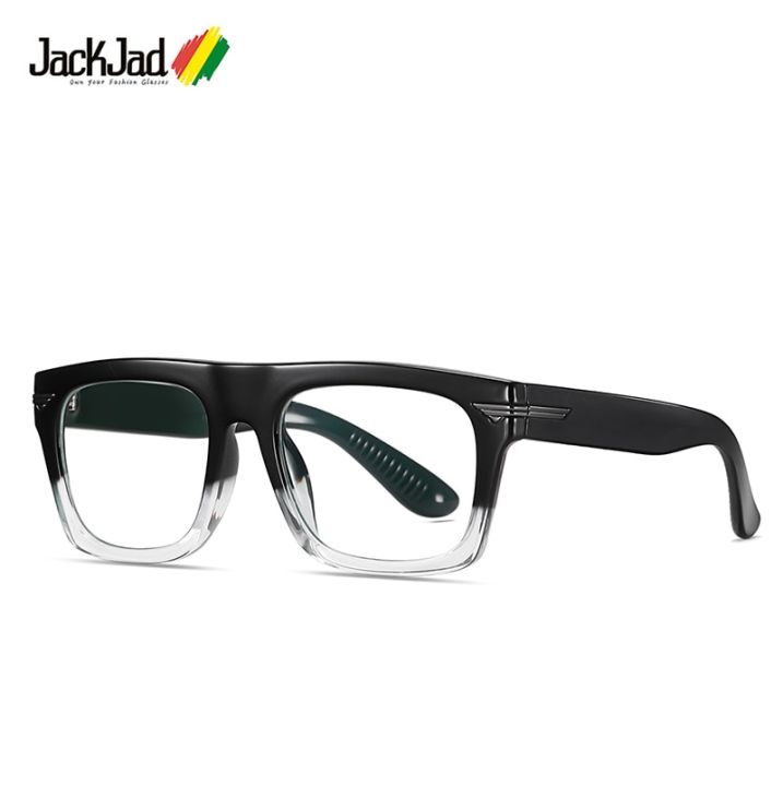 JackJad Vintage Square Style TR90 Anti Blue Plain Glasses Fashion Brand Design Eyewear Frame Eyeglasses Oculos De Grau TR3394