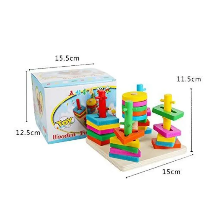 Wooden%20Five%20Column%20Set%20Blocks%20Geometry%20Puzzles%20Educational%20Toys%20For%20Kids%20-%20Multicolors%20-%20Image%208