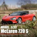 1:32 McLaren 720S Die-Cast Vehicles Alloy Model Car Toy For Gift Collection.