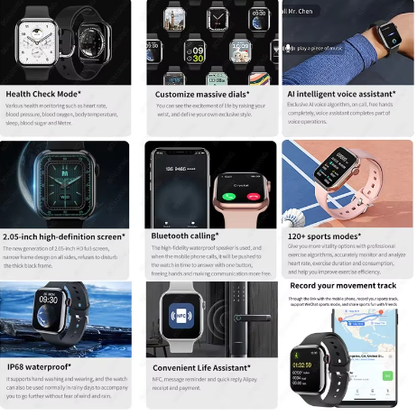 Timack%C2%AE%20i8Pro%20Max%20IWO13%20PRO%20Smart%20Watch%201.8%20inch%20high-definition%20Screen%20Bluetooth%20Call%20Heart%20Rate%20Sleep%20Monitor%20Fitness%20Watch%20for%20Men%20Women%20IP67%20Waterproof%20Smartwatch%20-%20Image%208