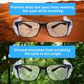 8 Pairs Safety Eye Glasses Side Slip Clear Flexible Shield Fits Small Medium Eyeglasses.