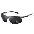 Cook Shark 2020 new aluminum magnesium sunglasses men's sunglasses HD polarized driving driver glasses tide. 