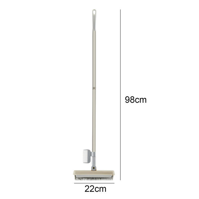 Easily Cleaning Brush Bathroom Kitchen Floor Scrub Brushes Extendable Long Handle Stiff Broom Mop Washing Windows Crevice Brush
