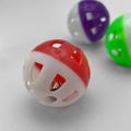 Rattle Ball Cat Toys 5 Piece - Multoicolor.