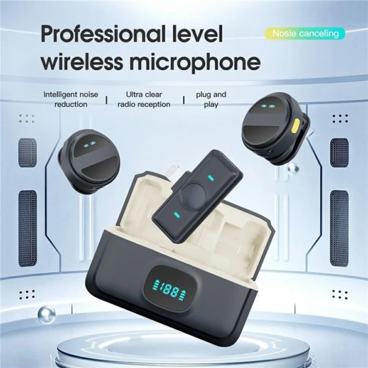 SX21%20Wireless%20Microphone%20Same%20as%20Hollyland%20Lark%20M2.%20Interview,%20Live%20Broadcast,%20Audio%20Video%20Recording%20Clip%20on%20Collar%20Microphone.%20Noise%20Reduction%20Lavalier%20Lapel%20Mini%20Microphone%20-%20Image%202