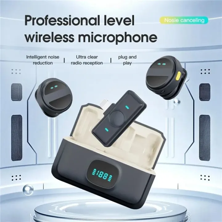 SX21%20Wireless%20Microphone%20Same%20as%20Hollyland%20Lark%20M2.%20Interview,%20Live%20Broadcast,%20Audio%20Video%20Recording%20Clip%20on%20Collar%20Microphone.%20Noise%20Reduction%20Lavalier%20Lapel%20Mini%20Microphone%20-%20Image%202