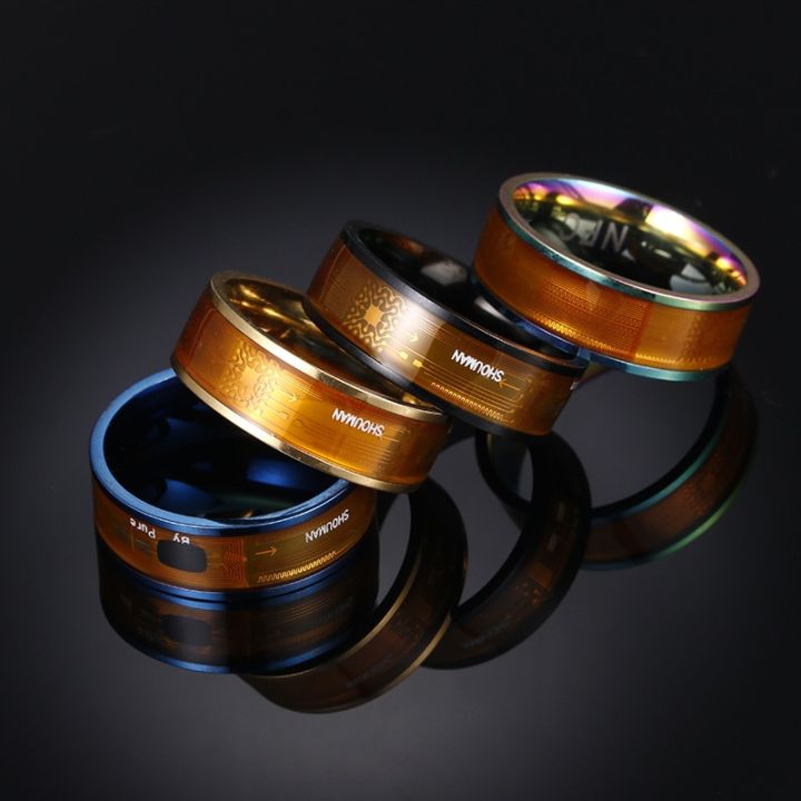 Fashionable%20NFC%20Smart%20Waterproof%20Men%20Ring%20With%20Function%20Couple%20Stainless%20Steel%20High-tech%20Jewelry%20Suitable%20For%20Android%20And%20IPhone%20-%20Image%205