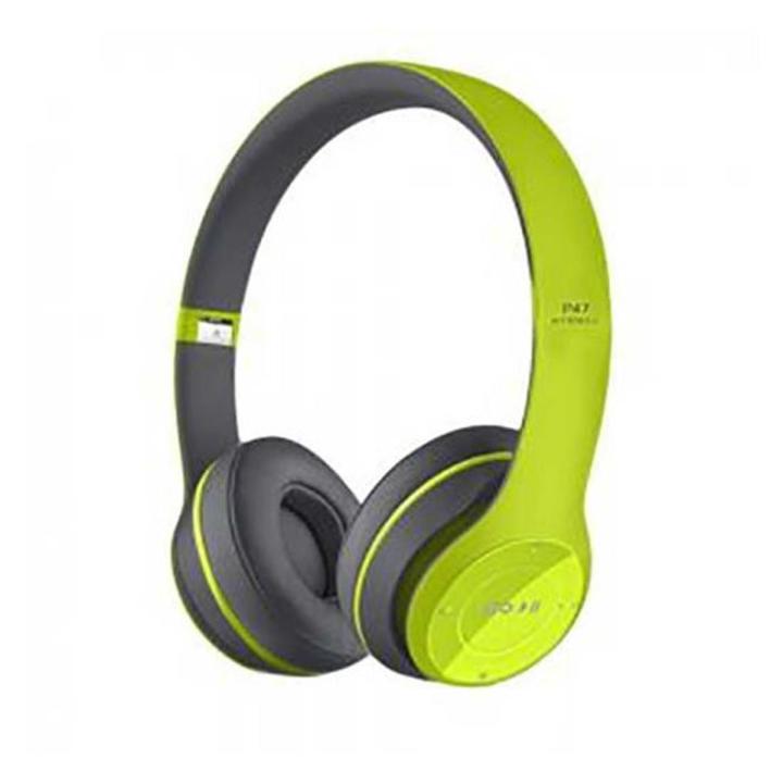 Wireless Bluetooth Stereo Headphone P47 (Green)