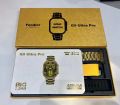 G9ultrapro luxury gold smart watch 49mm real screw snap heart rate meter step gold watch smart bracelet.