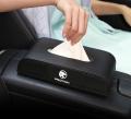 【Hot-Selling】 Black high leather car tissue box holder for proton X70 saga Wira Exora persona. 