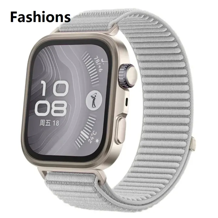 Fashions%20Nylon%20Braided%20Strap%20for%20Huawei%20Watch%20Fit%204/4%20Pro%20sports%20comfortable%20breathable%20wristband%20for%20Huawei%20Watch%20Fit%203%20Accessories%20belt%20-%20Image%203
