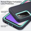 Luxury Heavy Duty Shockproof Armor Phone Case For Samsung Galaxy A03S US Version Protective Kickstand Hard Back Cover. 