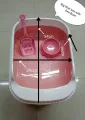 Big size Cat litter box with scoop & free Bowl.