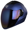 Steelbird Air SBA2 Matte Blue Helmet with Clear Extra Visor Free. 