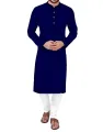 Men's Cotton Solid Straight Ethnic Wear Kurta Pajama Set, Traditional Kurta Pyjama Ethnic Wear Kurta Set Pakistani Kurta Pajama Set.. 