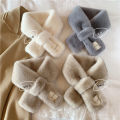 Winter Warm Furry Scarf Cloth Label sezf Super Warm and Western Style Imitation Fur Imitation Rabbit Fur Fake Collar Scarf for Women. 