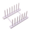Household Plastic Bowl and Dish Rack Kitchen Supplies Drainage and Detachable Storage Frame Plate and Pot Cover Racks.