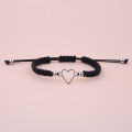Hand Crafted Love Heart Couple Bracelet For Lover Women Men Adjustable Rope Friends Relationship Matching Bracelets Jewelry Gift Conbo. 