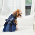 Rhinestone Dress Pet Cat Clothes Big Bows Satin Dresses For Dogs Cat Clothing Chihuahua Summer Pink Wedding Dress Pet Clothes. 