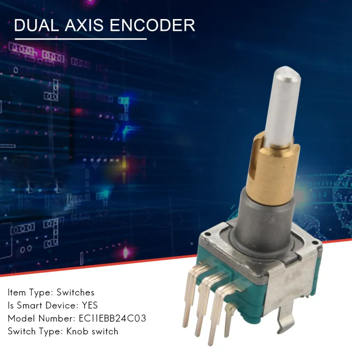 EC11EBB24C03%20Dual%20Axis%20Encoder%20with%20Switch%2030%20Positioning%20Number%2015%20Pulse%20Point%20Handle%2025mm%20-%20Image%206