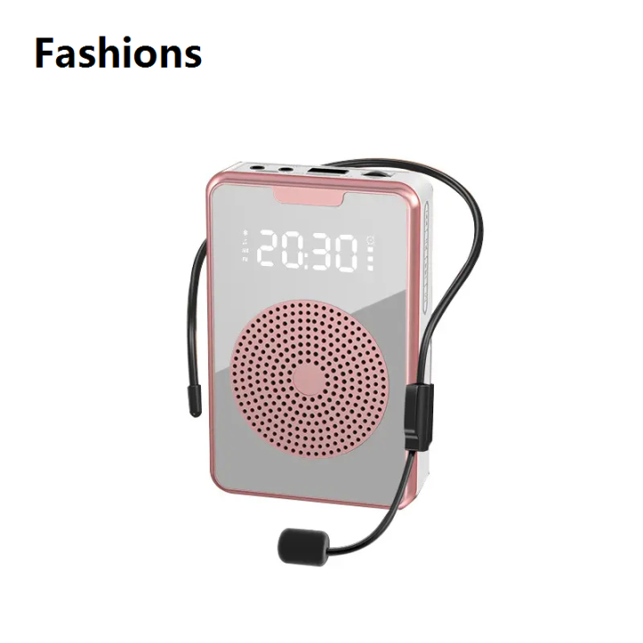 Fashions High Quality Portable Wireless Bluetooth Voice Amplifier Microphone Teaching Megaphone Little Bee Loudspeaker for Teacher Outdoor Tour Guide