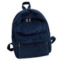 Corduroy Backpack Fashion Women Bookbags Pure Color Shoulder Bag Teenger Girl Travel Bags Female Mochila Striped Rucksack. 