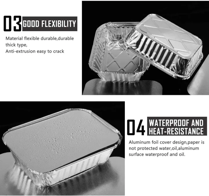 Aluminum%20Foil%20Box%20Food%20Pack%20660ml%20Parcel%20Lunch%20box%20%2050%20pcs%20-%20Image%205
