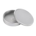 2X Metal Body Cap and Lens Rear Cap Set for M39 Ltm Screw Mount 39S(Silver). 