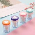1PCS Manual Rotation Type Contact Lens Cleaner Case Box Contact Lenses Cleaning Tools Plastic Container Storage Holder. 