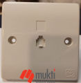 MK Made in Singapore LOGIC SLIMLINE Telephone RJ11 Voice American type Switch Socket. 