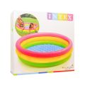 Intex Inflatable Baby Bath Tub Swimming Pool 24/34/45 inch (Multicolor).