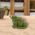 Feng Shui Ornament Good Luck and Wealth decoration Money Accessories House Warming Gift Frog Statue for Home Office Tabletop Decoration. 