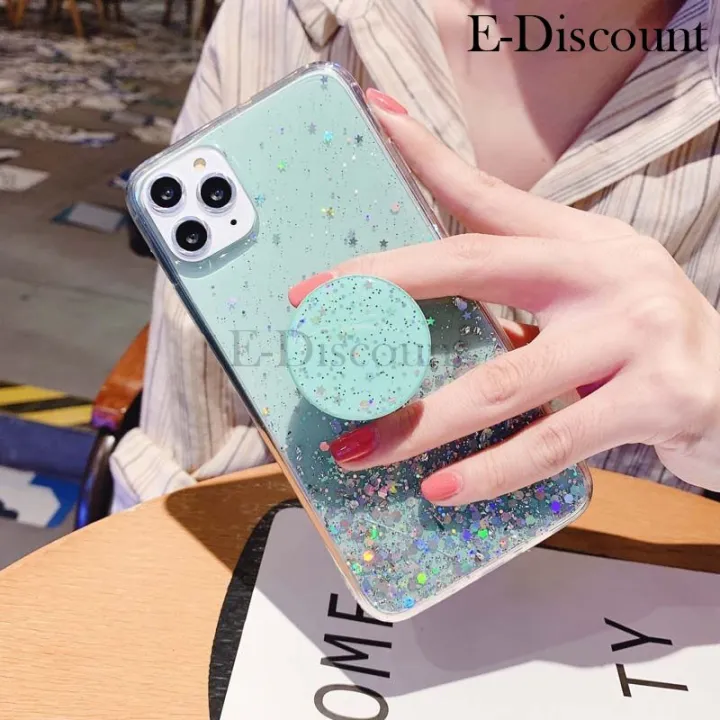 New%20Phone%20Case%20For%20Samsung%20Galaxy%20M34%20Cover%20Glitter%20Bling%20Soft%20Stars%20Moon%20Sequins%20Folding%20Bracket%20Transparent%20For%20Galaxy%20M34%20Case%20-%20Image%206