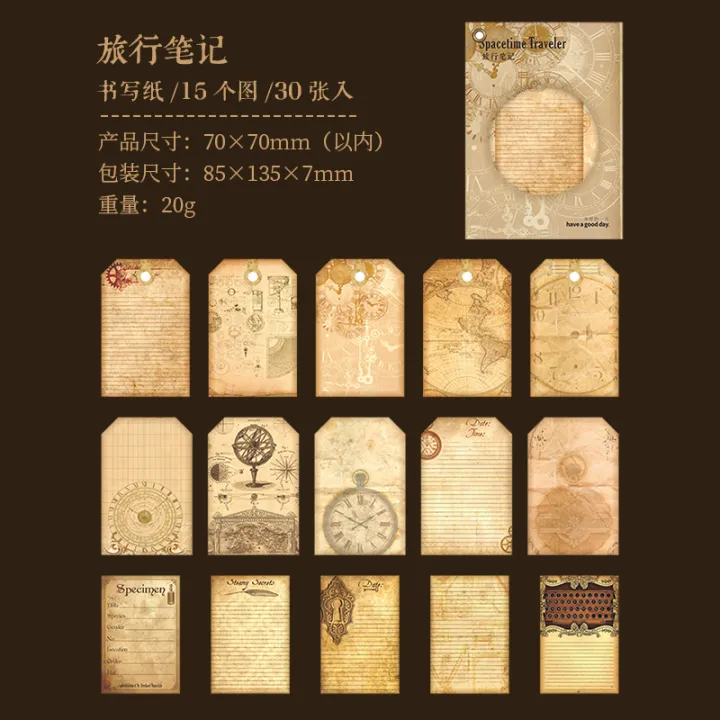 30pcs/pack%20Vintage%20items%20Stickers%20Kit%20for%20DIY%20Scrapbooking%20Art%20Collage%20Hand%20Made%20Planner%20Collage%20Material%20Craft%20Supplies%20Amour%20zii%20-%20Image%207