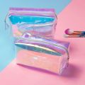Holographic Makeup Bag Cosmetic Travel Bag Toiletry Organizer Purse For Women 2023 New Colorful Organizer Pouch Travel Fashion.