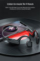 G1 Bone Conduction 5.1 Bluetooth Headset Wireless Ear-mounted Non-ear Sports Waterproof Headphone. 