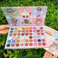 Little Monster 54 Make Eyeshadow Palette with Brush Matte Pigment Eye Shadow Powder Metallic Glitter Make up Cosmetic. 