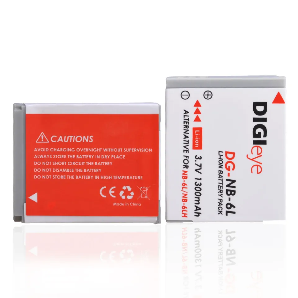 1300mAh NB-6L NB-6LH NB6L NB6LH Battery for Canon PowerShot SX530
