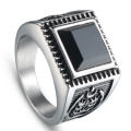 New designs stainless steel ring with Rhinestone a lot for men.