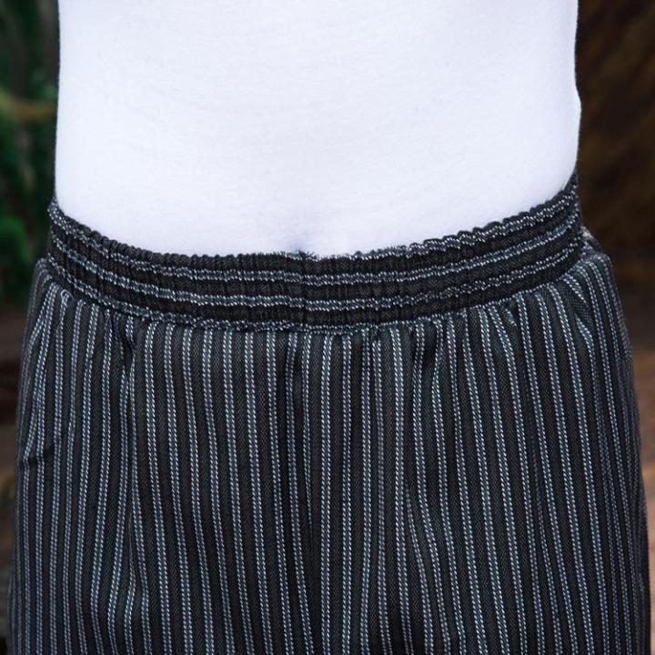 Chef%20Work%20Pant%20Belt%20Elastic%20Men's%20Kitchen%20Striped%20Zebra%20Pants%20Large%20Size%20Hotel%20Restaurant%20Chef%20Black%20and%20White%20Striped%20Pants%20Women%20-%20Image%206