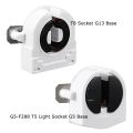 2-10Pcs G5-F288 T5 T8 Fluorescent Light Holder G5 G13 Base Non-Shunted Tombstone Lamp Socket AC 500V 2A for LED Fluorescent Tube. 