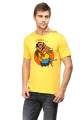 CHILL Cartoon Funny Graphic Printed T-Shirt for Men Half Sleeve Casual Round Neck. Sports & Gym wear T-shirts for Attitude Boys.