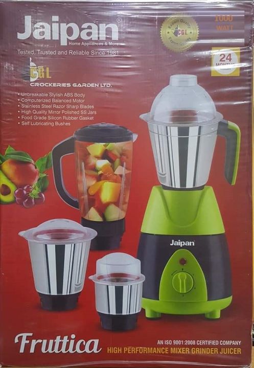 Jaipan%20Fruttica%204%20in%201%20All%20purpose%20Mixer%20Grinder%20&%20Blender-1000%20watt%20(CGL%20Varient)%20-%20Image%204