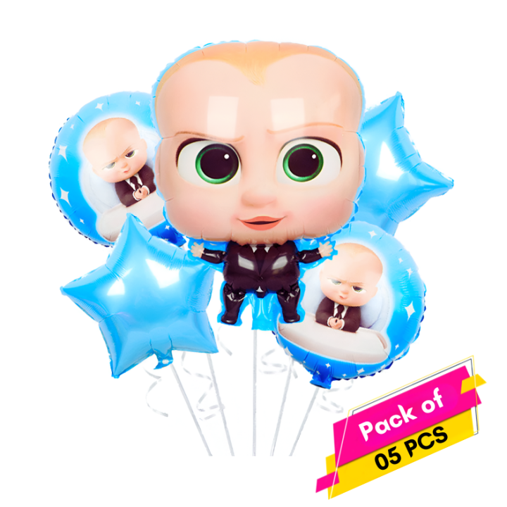 Little Baby Boss Theme Foil Balloon for Party Celebration Kit: Magical ...