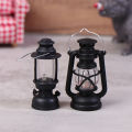 Mini Led Retro Glow Pony Lantern Cande Light Dollhouse Miniature Kerosene Lamp NOVO. 