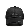 Mountain hat man outdoor sports anti baseball cap middle-aged and elderly men summer mesh tan hat letter breathable travel sun hat Deng.
