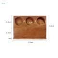 Wooden Coffee Cup Tray Thick Serving Tray for Drink Living Room Decor. 
