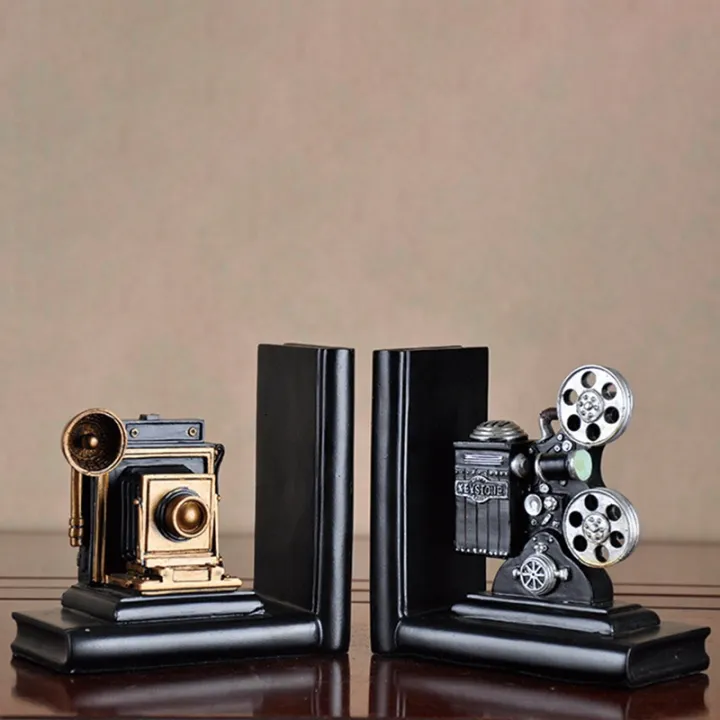 Durable%20Retro%20Camera%20Bookend%20Movie%20Film%20Projector%20Black%20Silver%20Collector's%20Project%20Creative%20Bookcase%20Vintage%20Jewelry%20Study%20Room%20Study%20Home%20Decorations%20-%20Image%208