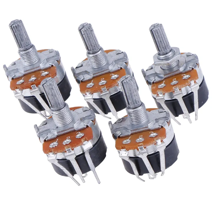 5PCS%20Switch%20Carbon%20Potentiometer%20B500K%20WH138-4%20Ohm%20Single%20Linear%20With%20Switch%20-%20Image%209